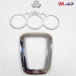 ست اسپرت قاب دنده و زه پنل تیبا (استیل آبکاری) Tiba