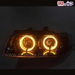 چراغ اسپرت جلو سمند طرح باکستر-گلس زرد - Image 2