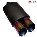 منبع اگزوز دو لول سایلنسر دار ۷۱۵