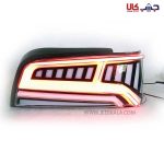 چراغ عقب پژو پارس طرح آئودی سفید