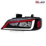 چراغ جلو اسپرت پژو پارس طرح YF