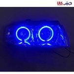 چراغ اسپرت جلو سمند طرح باکستر-گلس آبی - Image 4