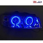 چراغ اسپرت جلو سمند طرح باکستر-گلس آبی - Image 5