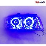 چراغ اسپرت جلو سمند طرح باکستر-گلس آبی - Image 2