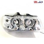 چراغ اسپرت جلو سمند طرح باکستر-گلس آبی - Image 3