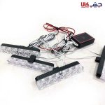 چراغ پلیسی جلو پنجره مدل ۴ ال ای دی