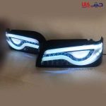 چراغ عقب پژو پارس طرح مولتی کالر ریموت دار