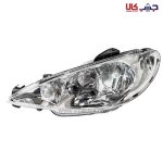 چراغ جلو پژو ۲۰۶ کروز