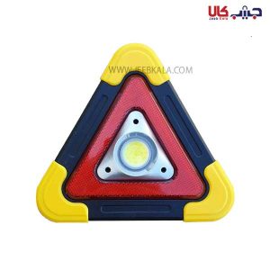 علامت خطر مثلثی فلش زن با چراغ قوه LED