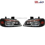 چراغ جلو پژو پارس طرح کادری قرمز - Image 3