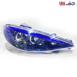 چراغ اسپرت 206, چراغ جدید 206, چراغ جلو 206, چراغ جلو 206 اسپورت, لوازم اسپرت 206 rc