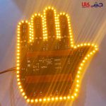 چراغ طرح دست 4 حالته ریموت دار ماشین - Image 5