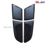 کاور کالرینگ سه بعدی مشکی چراغ عقب پژو 207