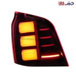 چراغ عقب اسپرت پراید 111 طرح 3008 قرمز - Image 3