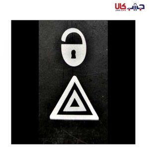 مجموعه 2 عددی برچسبهای ترمیمی علائم کلید فلاشر پژو 206